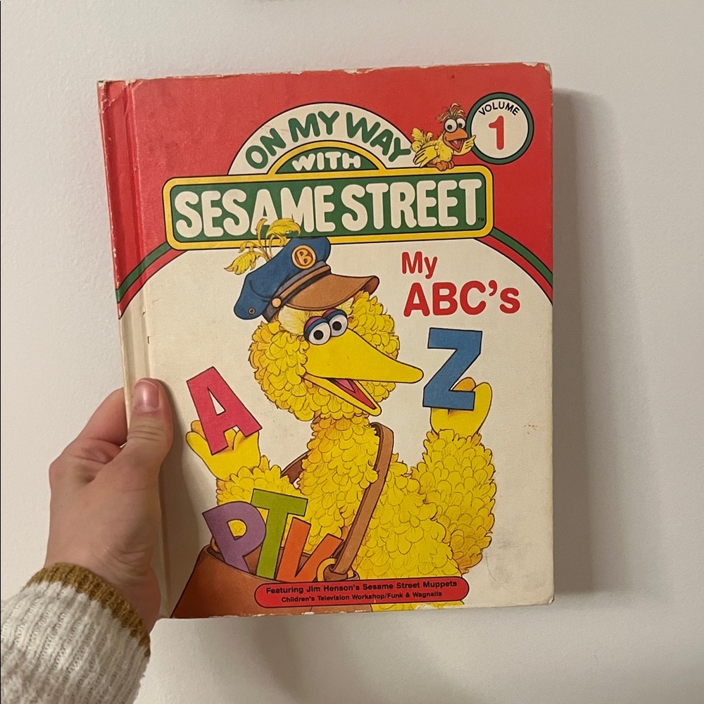 Vintage 1989 Sesame Street My ABC's Book
